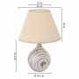 Lâmpada de mesa Alexandra House Living Branco Poliresina 220-240 V 14 x 25 x 14 cm de Alexandra House Living, Candeeiros de m...