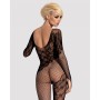 Bodystocking F210 (Einheitsgröße) Ganzkörperbody Obsessive F210 S/M/L Schwarz | Tienda24 Tienda24.eu