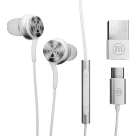 Auriculares com microfone Maxell XC1 Branco de Maxell, Auriculares com microfones - Ref: S9142919, Preço: 16,54 €, Desconto: %