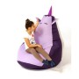 Puff GO GIFT Morado Púrpura Oxford 105 x 80 cm | Tienda24 - Global Online Shop Tienda24.eu