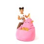 Puff GO GIFT Rosa Oxford 105 x 80 cm | Tienda24 - Global Online Shop Tienda24.eu