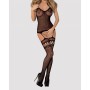 Bodystocking F214 (One size) Obsessive F214 Black S/M/L | Tienda24 Tienda24.eu