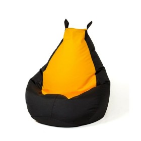 Pouffe GO GIFT Black Oxford tejido antidesgarros | Tienda24 - Global Online Shop Tienda24.eu