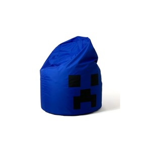 Pouffe GO GIFT Blue White Oxford tejido antidesgarros 140 x 100 x 100 cm 140 x 100 cm | Tienda24 - Global Online Shop Tienda24.eu