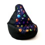 Puff GO GIFT Schwarz 105 x 80 cm Birne | Tienda24 - Global Online Shop Tienda24.eu