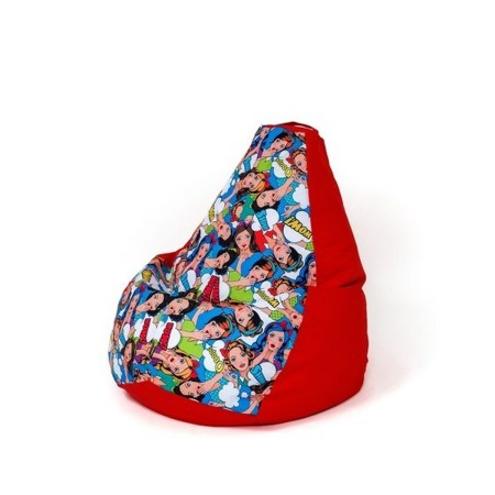 Puff GO GIFT Vermelho 130 x 90 cm Peru | Tienda24 - Global Online Shop Tienda24.eu