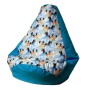 Puff GO GIFT Azul 130 x 90 cm Pera | Tienda24 - Global Online Shop Tienda24.eu