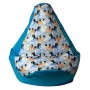 Puff GO GIFT Azul 130 x 90 cm Pera | Tienda24 - Global Online Shop Tienda24.eu