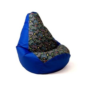 Pouffe GO GIFT Blue Oxford 140 x 100 cm | Tienda24 - Global Online Shop Tienda24.eu