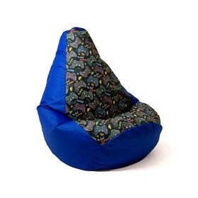 Pouf GO GIFT Noir Pourpre Oxford tejido antidesgarros | Tienda24 - Global Online Shop Tienda24.eu