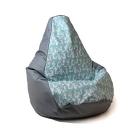 Pouf GO GIFT Gris 130 x 90 cm Poire de GO GIFT, Fauteuils poire - Réf : S9143131, Prix : 79,58 €, Remise : %