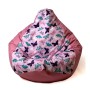 Pouffe GO GIFT Dark pink 105 x 80 cm Pear | Tienda24 - Global Online Shop Tienda24.eu