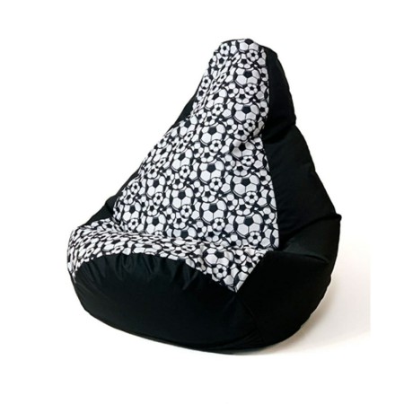 Puff GO GIFT Blanco Negro 140 x 100 cm Pera | Tienda24 - Global Online Shop Tienda24.eu