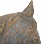 Decorative Figure Alexandra House Living Grey Golden Polyresin Horse 15 x 31 x 31 cm by Alexandra House Living, Collectables ...