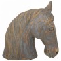 Statua Decorativa Alexandra House Living Grigio Dorato Poliresina Cavallo 15 x 31 x 31 cm di Alexandra House Living, Oggetti ...