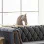 Statua Decorativa Alexandra House Living Grigio Dorato Poliresina Cavallo 15 x 31 x 31 cm di Alexandra House Living, Oggetti ...