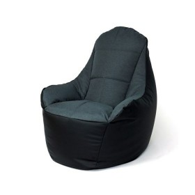 Pouffe GO GIFT Black Oxford | Tienda24 - Global Online Shop Tienda24.eu