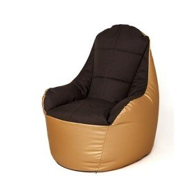 Puff GO GIFT Creme Bronze Oxford 140 x 100 cm | Tienda24 - Global Online Shop Tienda24.eu