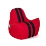 Puff GO GIFT Preto Vermelho Oxford tejido antidesgarros 140 x 100 x 100 cm 140 x 100 cm | Tienda24 - Global Online Shop Tienda24.eu