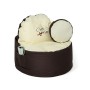 Pouffe GO GIFT Beige Bronze Oxford tejido antidesgarros 120 x 90 x 90 cm | Tienda24 - Global Online Shop Tienda24.eu