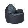 Pouffe GO GIFT Grey Graphite Oxford tejido antidesgarros 120 x 80 x 80 cm | Tienda24 - Global Online Shop Tienda24.eu