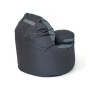 Pouffe GO GIFT Grey Graphite Oxford tejido antidesgarros 120 x 80 x 80 cm | Tienda24 - Global Online Shop Tienda24.eu