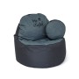 Pouffe GO GIFT Grey Graphite Oxford tejido antidesgarros 120 x 80 x 80 cm | Tienda24 - Global Online Shop Tienda24.eu