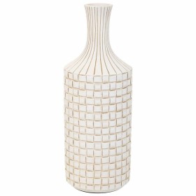 Vase Alexandra House Living Blanc Polyrésine 14 x 39 x 14 cm de Alexandra House Living, Vases - Réf : D1632263, Prix : 28,01 ...