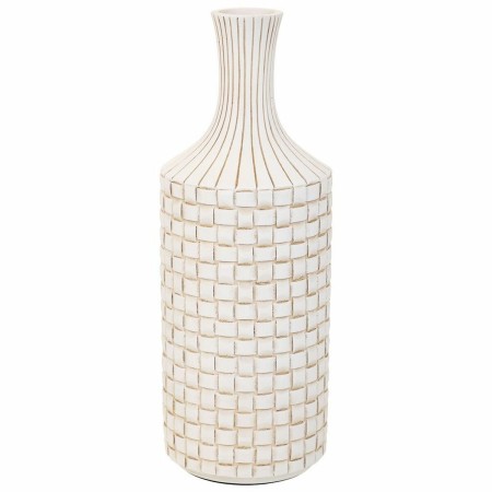 Vaso Alexandra House Living Branco Poliresina 14 x 39 x 14 cm de Alexandra House Living, Jarrões - Ref: D1632263, Preço: 28,0...