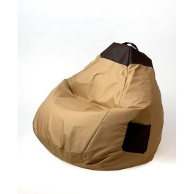 Pouffe GO GIFT Black Oxford tejido antidesgarros | Tienda24 - Global Online Shop Tienda24.eu