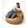 Pouffe GO GIFT Cream Bronze Oxford 140 x 100 cm | Tienda24 - Global Online Shop Tienda24.eu