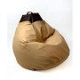 Pouffe GO GIFT Cream Bronze Oxford 140 x 100 cm | Tienda24 - Global Online Shop Tienda24.eu