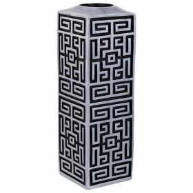 Vase Alexandra House Living Gris Argent Polyrésine 12 x 38 x 12 cm de Alexandra House Living, Vases - Réf : D1632271, Prix : ...