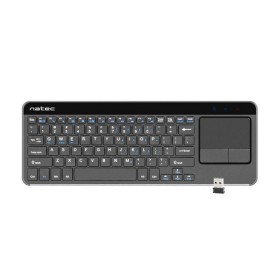 Clavier Natec NKL-0968 Noir Gris Noir/Argenté Anglais EEUU QWERTY de Natec, Claviers - Réf : S9144066, Prix : 28,58 €, Remise...