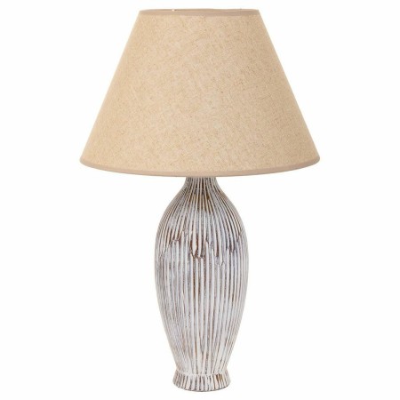 Lampada da tavolo Alexandra House Living Bianco Poliresina 220-240 V 18 x 49 x 18 cm di Alexandra House Living, Lampade da ta...