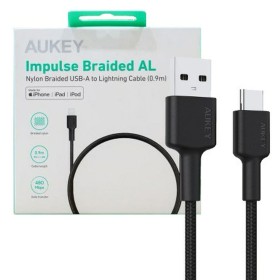 Cable USB a Lightning Aukey CB-CD30 Negro 90 cm de Aukey, Cables USB - Ref: S9144825, Precio: 8,98 €, Descuento: %