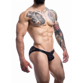 Tanga Mob Eroticwear Negro | Tienda24 Tienda24.eu