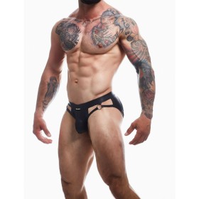 Tanga Mob Eroticwear Negro L | Tienda24 Tienda24.eu