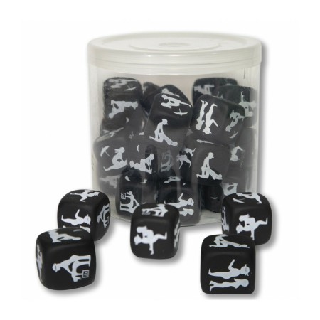 Dice Game Erotic Divertysex Black 25 Units | Tienda24 Tienda24.eu