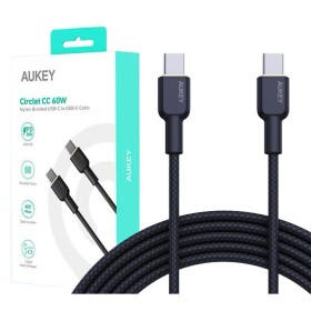 Câble USB-C Aukey CB-NCC1 Noir 1 m de Aukey, Câbles USB - Réf : S9145555, Prix : 9,57 €, Remise : %