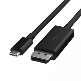 Câble USB-C vers DisplayPort Belkin AVC014BT2MBK Noir 2 m de Belkin, Câbles DisplayPort - Réf : S9145598, Prix : 46,95 €, Rem...