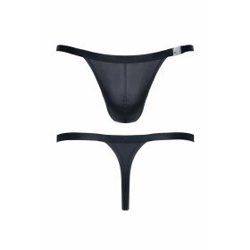 Tanga Envy Lowrise Zip Preto S/M | Tienda24 Tienda24.eu