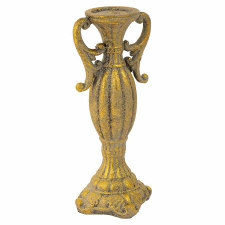 Candelabro Alexandra House Living Oro Resina 14 x 33 x 14 cm de Alexandra House Living, Candelabros y portavelas - Ref: D1632...