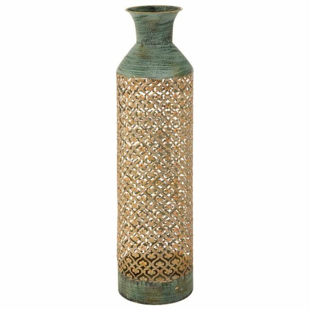 Vase Alexandra House Living Gold Iron 18 x 69 x 18 cm by Alexandra House Living, Vases - Ref: D1632304, Price: 29,49 €, Disco...