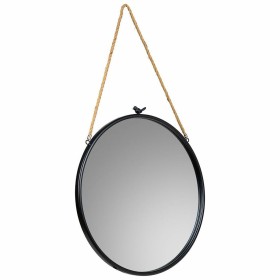 Wall mirror Alexandra House Living Black Glass Iron 1 x 60 x 60 cm by Alexandra House Living, Wall-Mounted Mirrors - Ref: D16...