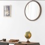 Espelho de parede Alexandra House Living Ouro Vidro Ferro 2 x 61 x 61 cm de Alexandra House Living, Espelhos de parede - Ref:...