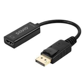 Adaptateur DisplayPort vers HDMI Savio AK-62 20 cm de Savio, Câbles DisplayPort - Réf : S9146717, Prix : 9,10 €, Remise : %