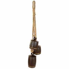 Cloche Alexandra House Living Marron Corde Fer 12 x 81 x 20 cm de Alexandra House Living, Noël - Réf : D1632325, Prix : 22,89...