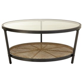 Table Basse Alexandra House Living Marron verre Fer 91 x 41 x 91 cm de Alexandra House Living, Tables - Réf : D1632338, Prix ...