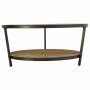 Mesa de Centro Alexandra House Living Castanho Vidro Ferro 91 x 41 x 91 cm | Tienda24 - Global Online Shop Tienda24.eu